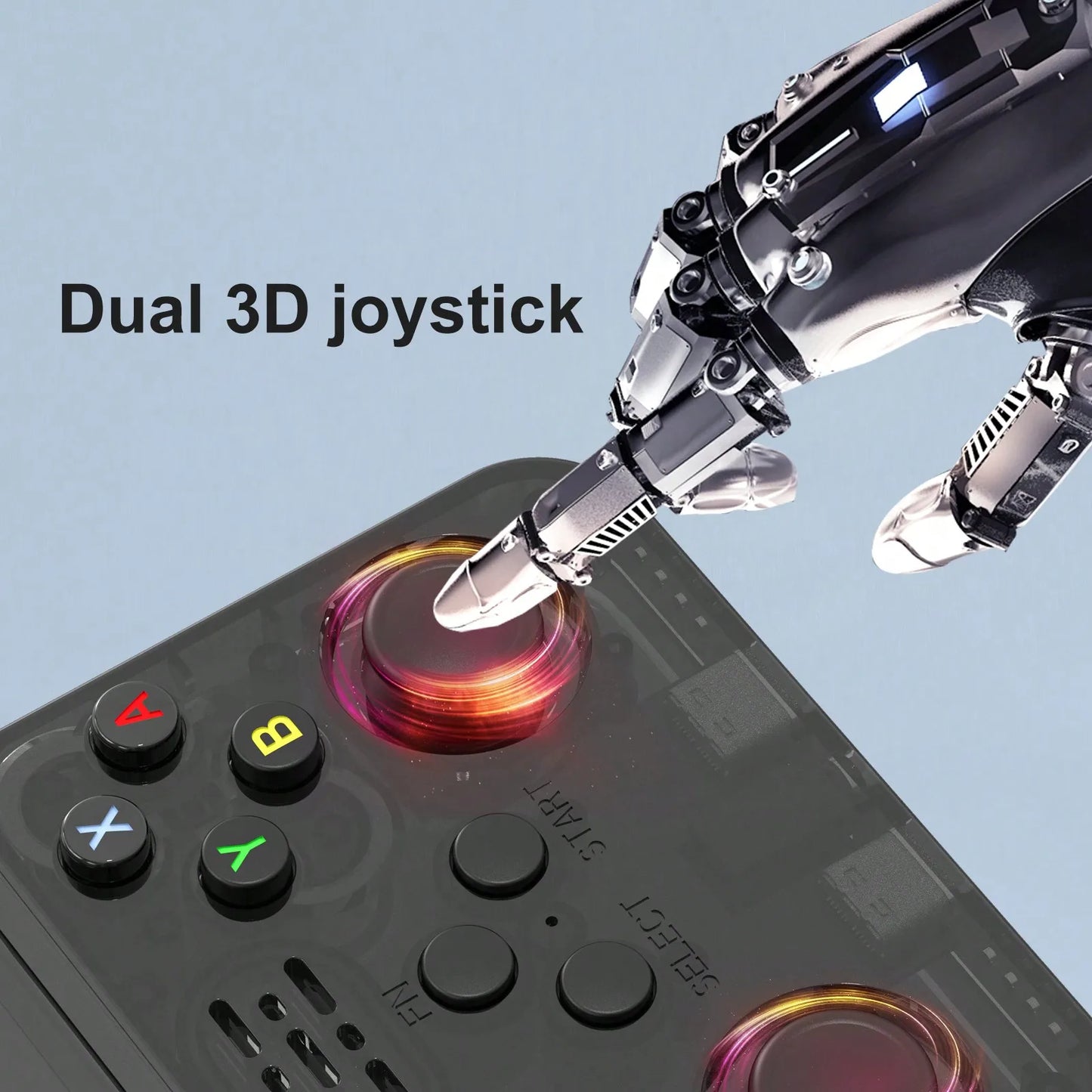 R36S Retro Handheld Game Console Linux System 3.5-Inch IPS Screen 64G/128G 20000+ Games Portable Pocket Game Console